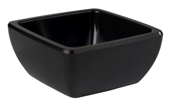 APS kom -PURE-, 6,5 x 6,5 cm, hoogte: 3 cm, melamine, zwart, 0,05 liter, 84426