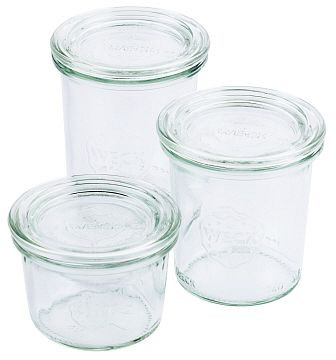 Contacto Weck beker 35 ml met deksel RR40, VE: 24 stuks, 2707/035