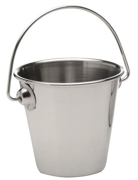 APS serveer-/sausemmer, diameter boven 7 cm, hoogte: 6,5 cm, RVS, 0,15 liter, -SNACK HOLDER-, verpakking van 4, 40630