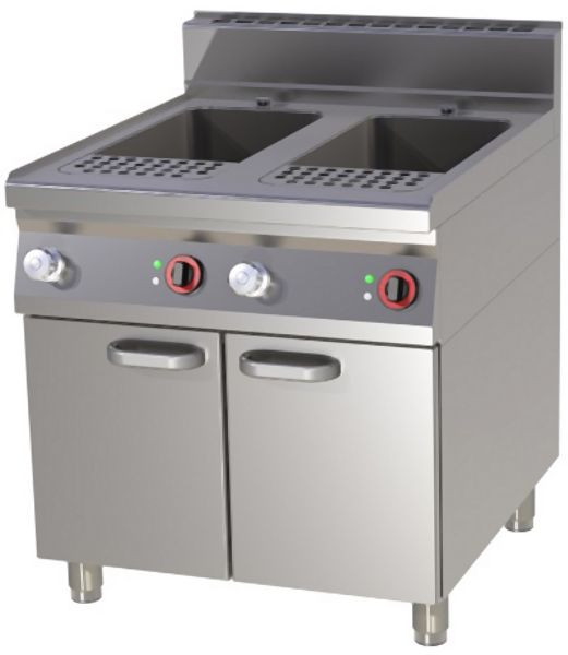 RM Thermik Series 900, elektrische pastakoker met onderkast, 2 x 33 L spoelbakken, VT-90/80ET
