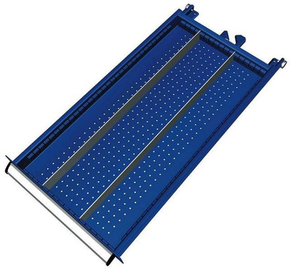 KLW scheidingsmateriaalset voor laden, vakhoogte 50 mm in SDB kast, kastmaat 419 x 750 mm B x D, SDB-B05-032