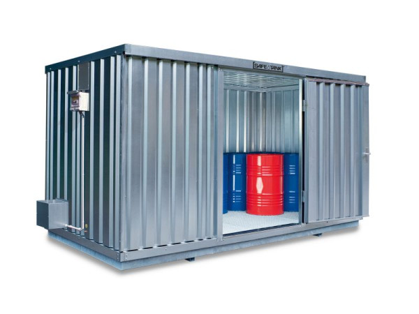SÄBU SAFE Tank 1350 (buitenopstelling), verzinkt, gemonteerd, 4.350 x 2.170 x 2.300 mm