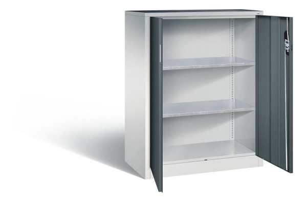 C+P gereedschapskast Acurado, H1200xW930xD500mm, kleur: lichtgrijs / antracietgrijs, verzonken handgreep, 8521-000 S10151