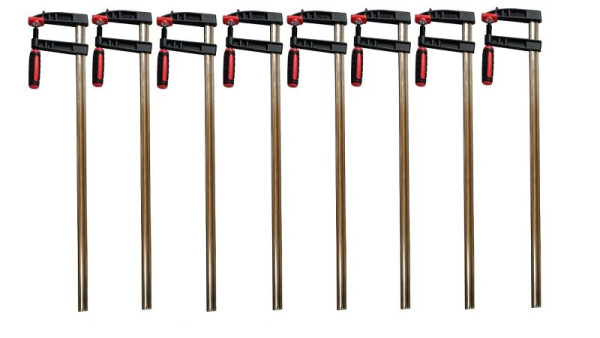 VaGo-Tools professionele lijmtang 250x50 mm klem lijmklem klem smeedbaar gietijzer, VE: 8 stuks, 220x003x8_dv