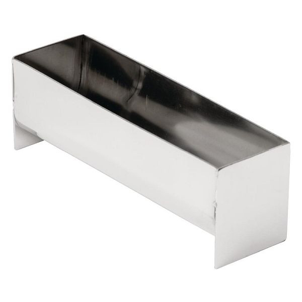 Vogue roestvrijstalen terrineschaal 13,5 x 3,5 x 4,5 cm, E589