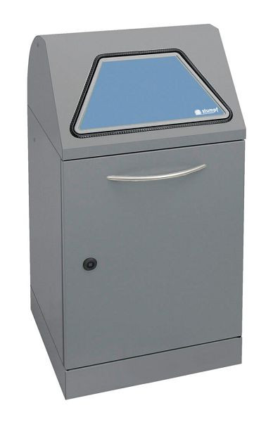 stumpf afvalscheiding Modul-Vario 45, grijze aluminium structuur, 45 liter, systeem: ProSlide, 625-045-0-1-100