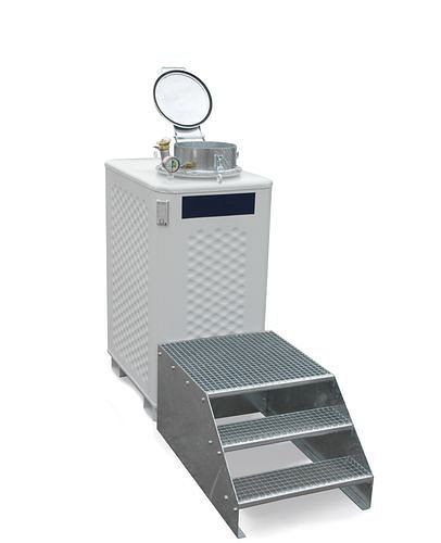 DENIOS Multisammler MS-TP-E, 2000 Liter, lackiert, für Flammpunkt unter 55° C, 123570