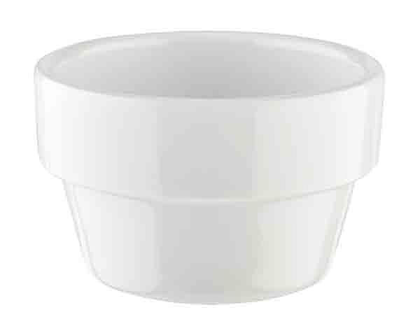 APS schaal -BLOEMPOT-, Ø 6 cm, hoogte: 3,5 cm, melamine, wit, 0,04 liter, verpakking van 60, 84470