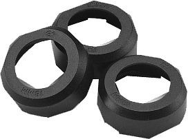 AEROTEC veiligheidskap 12 mm zwart, 2012102JG
