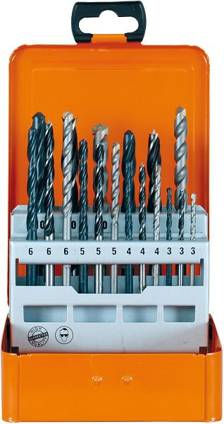 Projahn Maxi-Mix staal / steen / hout 18 stuks 3-10 mm, 60530