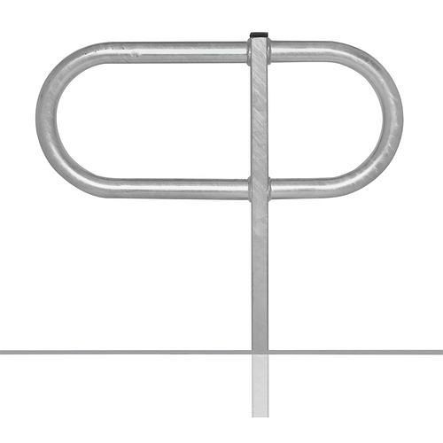 DENIOS leunbeugel, thermisch verzinkt, voor plaatsing in beton, hoogte boven de grond 800 mm, 310951