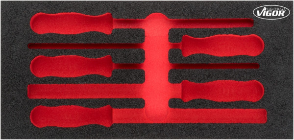 VIGOR 2-componenten zachtschuiminleg, afmetingen inzet / lademaat: S (188 x 393 x 35 mm), gebruik: V5072, V5072-L