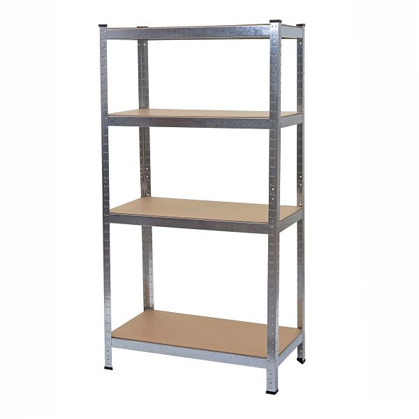 Mendler zware stelling HWC-D67, werkplaatsstelling, 160x80x40cm, draagvermogen tot 320kg, gegalvaniseerd, 64085
