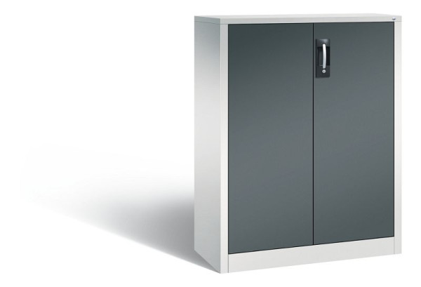 C+P Büro-Drehtürenschrank Acurado, H1200xB930xT400 mm, Grau/Anthrazit, 9267-1200 S10350