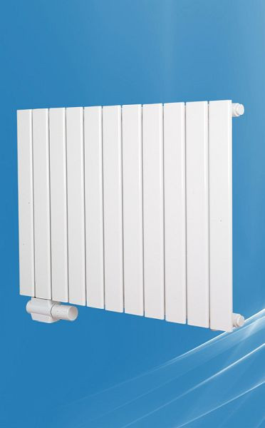 West Heiztec designradiator ARES COMPACT PANELL enkellaags, wit / RAL 9016, EN442 75/65 - 20 C° 400W, CSPW06090600
