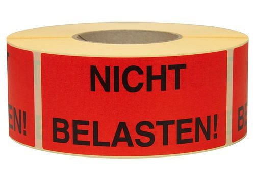 DENIOS waarschuwings- en informatielabels, niet belastend, 145 x 70 mm, van papier, 299625