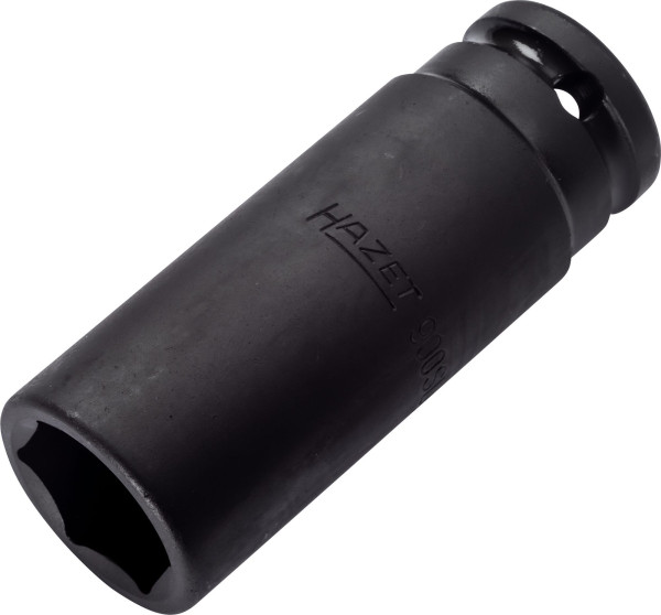 Hazet impact, machine schroevendraaierdop, zeskant, hol vierkant 12,5 mm, 22 mm, lange versie, 900SLG-22