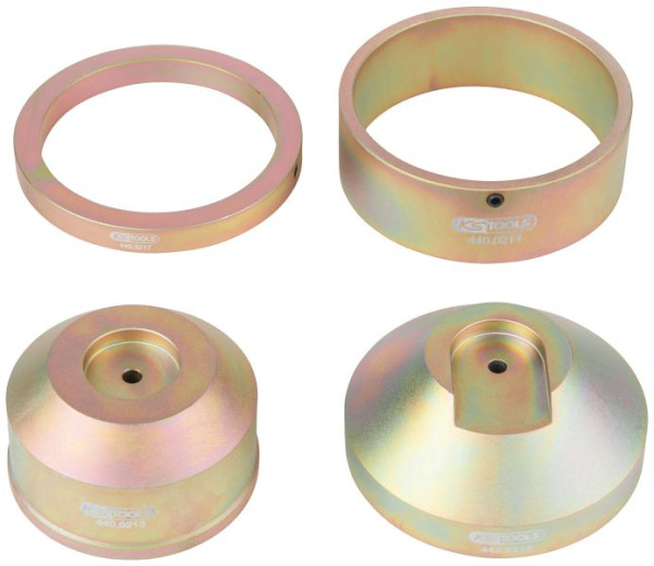 KS Tools achterasbussenset voor Volkswagen / Audi / Seat / Skoda, 4 stuks, 440.0210
