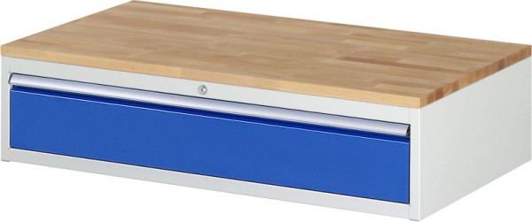 RAU ladekast serie 7000, B1145 x D650 x H285mm, 1 x lade maat XXL 1xH180 mm, massief beukenhouten blad, dikte 25 mm, 03-XXL1.0A-B.11