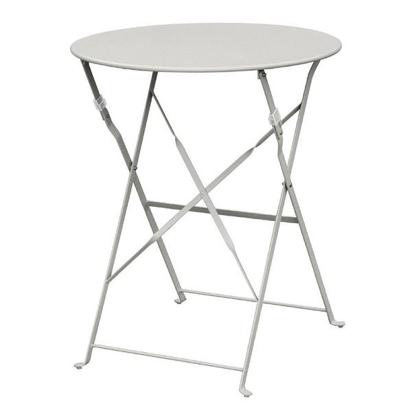 Bolero Ronde Klaptafel Staalgrijs 60cm, GH556