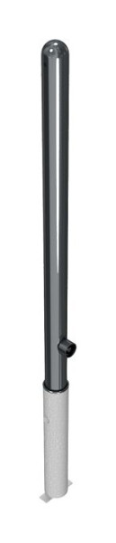 Schake slagboomstijl paal serie 468B Ø 60 mm, afneembaar, zelfvergrendelend slot, 468FB
