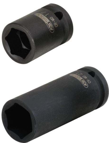 KS Tools slagdoppenset voor vrachtwagenwielbouten, 2 stuks, 32 mm, 515.0305