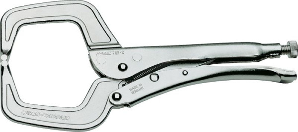 Hazet-greeptang, snelspanhendel, oppervlak: vernikkeld, afmetingen / lengte: 280 mm, 758-2