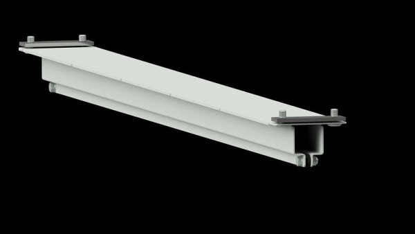 ANKE werkbanken, apparatuur draagrail, systeemopbouw, 1100 x 88 mm (AM 1081), RAL 7035, 960.921