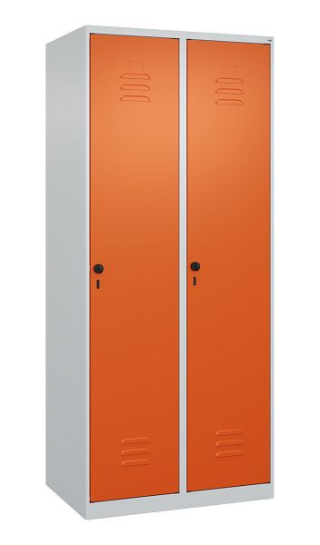 C+P luierkluis Classic PLUS, 2 vakken, 1850x800x500mm, 7035/2004, veiligheidsdraaigrendel, 080000-22 S10000