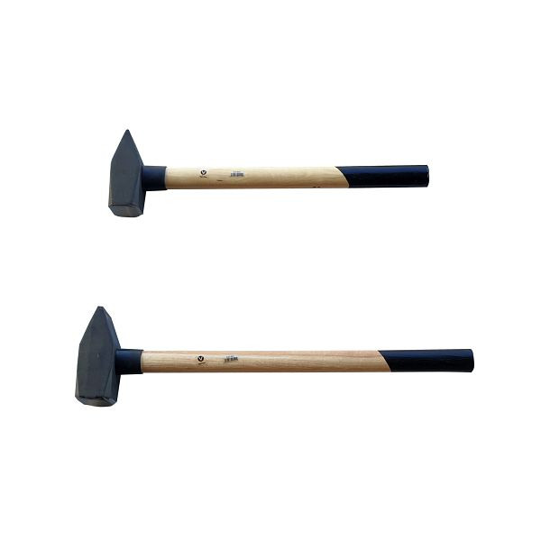 VaGo-Tools Schlosserhammer Hamer 3/4kg elk 1 houten steel 2-delige set, 233-130/140 elk 1_tv