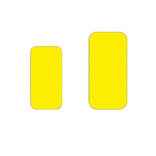 Stone HGS antislip opslagplaatsmarkering -WT-5610- langsstukken, 75 x 125 mm / geel, VE 25 stuks, 39262