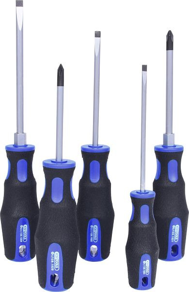 KS Tools ERGOTORQUEplus schroevendraaierset, 5-delig, 159.0005