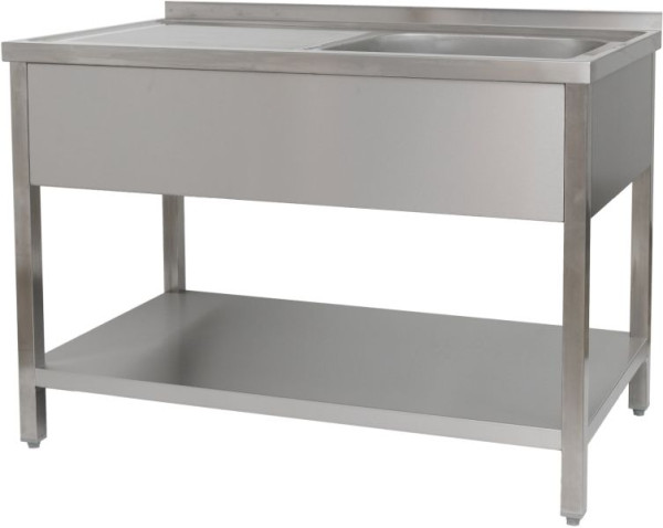 A&S Polarny spoelbak 1200 x 600 x 850 mm 1 bak rechts, met onderbouw, 600 mm diepte, SPT1261BR