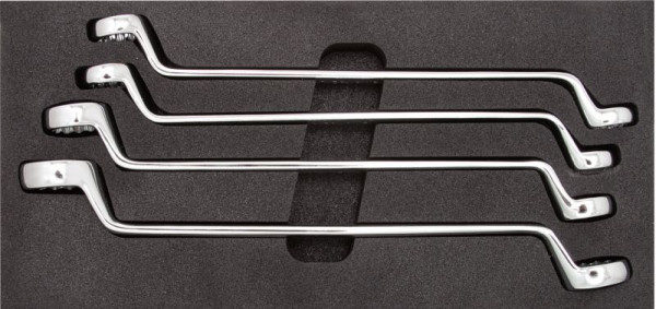 KS Tools PU-inzet 395 x 188 x 35 mm voor 4-delige dubbele ringsleutelset, 818.1327-97