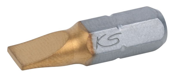 KS Tools 1/4" TiN bitsleuf, 25 mm, 8 mm, 911.2634