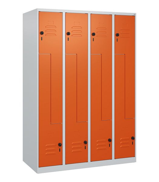 C+P Z-Spind Classic PLUS, 8 Abteile, 1700x1200x500mm, 7035/2004, Drehriegel, 0800037-408 S10030