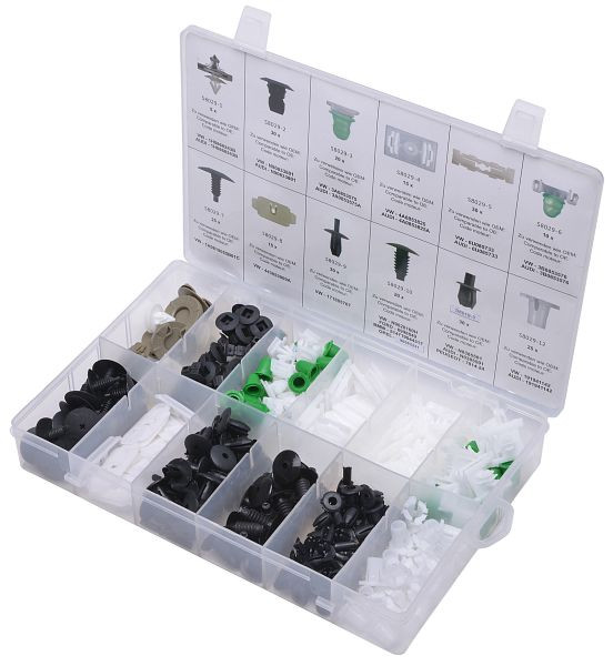 SW-Stahl bevestigingsclip assortiment, VW, 255 stuks, S8029