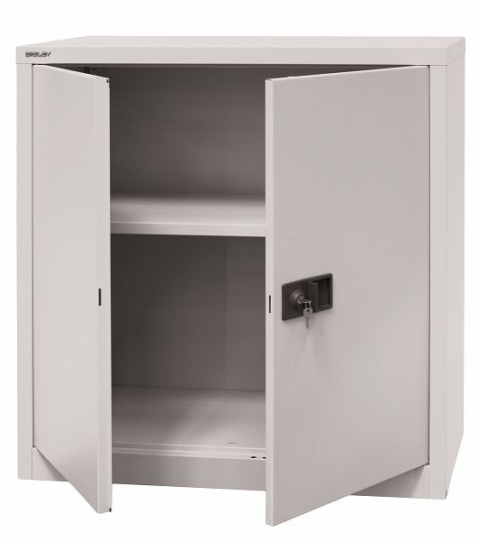 Bisley universele draaideurkast, 1 plank, 2 OH, verkeerswit, E402A01696