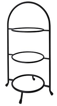 Contacto bordenrek, zwart voor borden 18-22 cm, 8", 3247/213