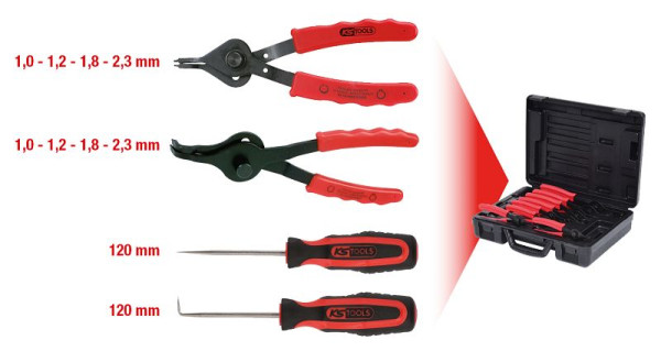 KS Tools universele griptangenset, 10-delig, 500.1320