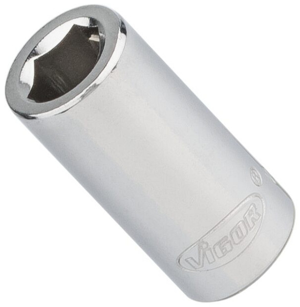 VIGOR bitadapter, hol vierkant 6,3 mm (1/4 inch), hol zeskant 6,3 (1/4 inch), 25 mm, V3651N