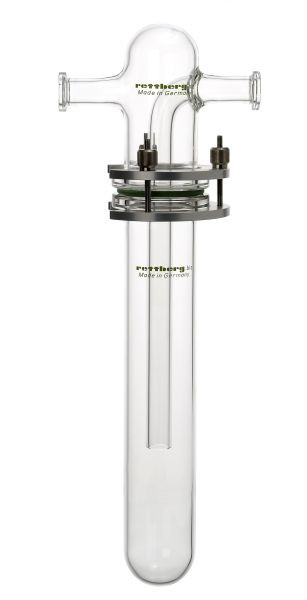 Rettberg koude sifon, 500 ml, tweedelig, onderste deel KF DN 50, bovenste deel 2x KF DN 16, 134051144