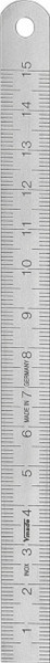 Vogel Germany stalen meetlat, type A, 4000 x 20 x 1,0 mm, aflezing van links naar rechts, 1016010400