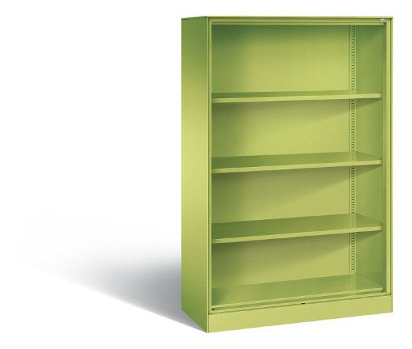 C+P bureauplank Asisto, H1635xB1000xD435mm, kleur: virid green, 4 niveaus, 140012-000 S10035