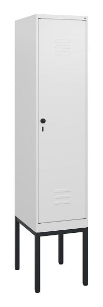 C+P Umkleidespind Classic PLUS, Gestell, 1950x400x500mm, 9016/9016, Drehriegel, 0800305-12 S10014