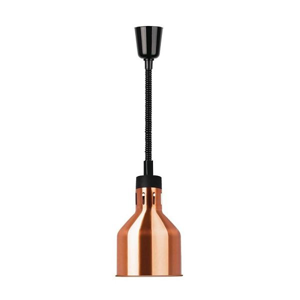 Buffalo uitschuifbare verwarmingslamp met koperen afwerking DR757