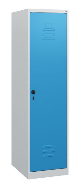 C+P Umkleidespind Classic PLUS, 1530x400x500mm, 7035/5012, Drehriegel, 0800005-12 S10010