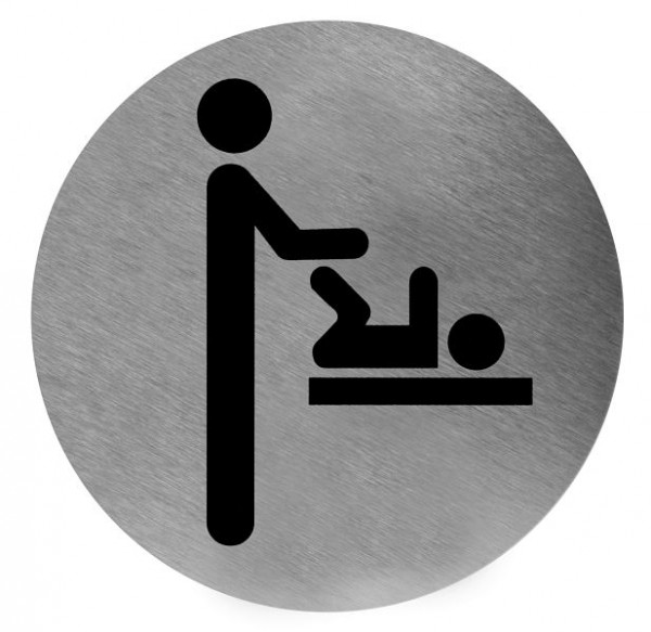 All Care Mediclinics pictogram luiertafel RVS, 14287