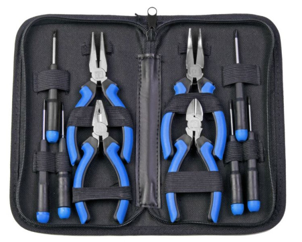 SW staal fijnmechanische gereedschapsset, 10 stuks, 40706L