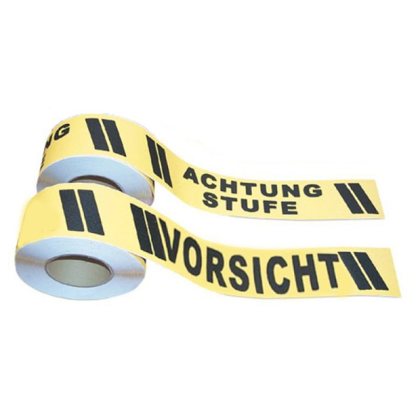 Stein HGS HGS antislip vloermarkeringstape m2 met waarschuwingstekst, attentieniveau, 90.1482